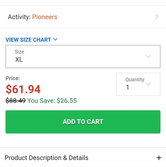 NWOT Spartanburg Methodist Baseball Hoodie - Picture 5 of 5